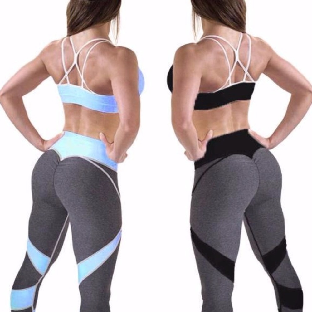 Booty scrunch leggings Black/Grey Medium